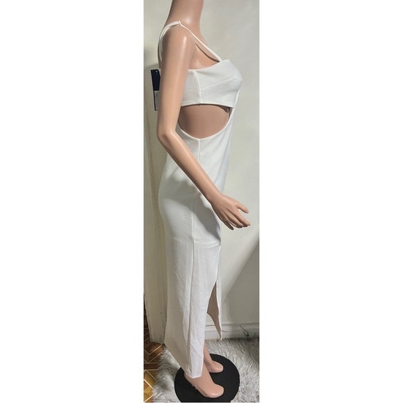 NWT RACHEL Rachel Roy Women’s Cutout One Shoulder Maxi Gown - Picture 4 of 13